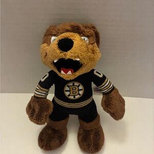 NHL Boston Bruins Blades 10" Bear Mascot Plush Doll Figure Bleacher Creature